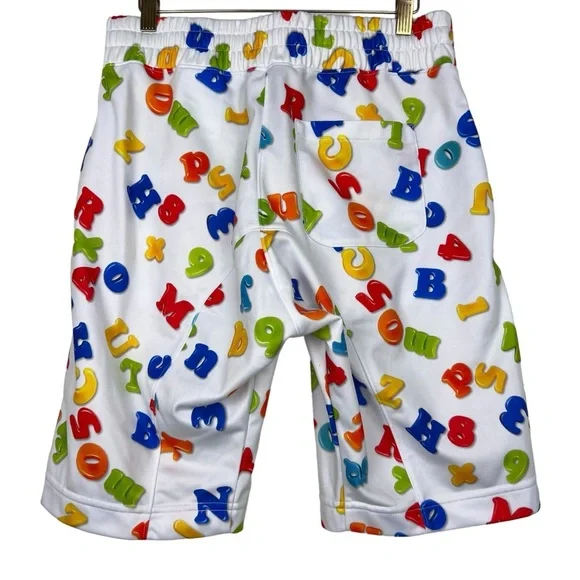 Moschino Refrigerator Magnet Alphabet Graphic Shorts - Picture 4 of 7